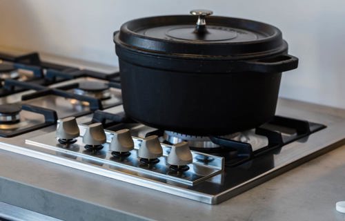 Moderne keuken Haarlem met gasfornuis