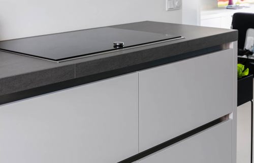 Moderne keuken Amsterdam met inductiekookplaat